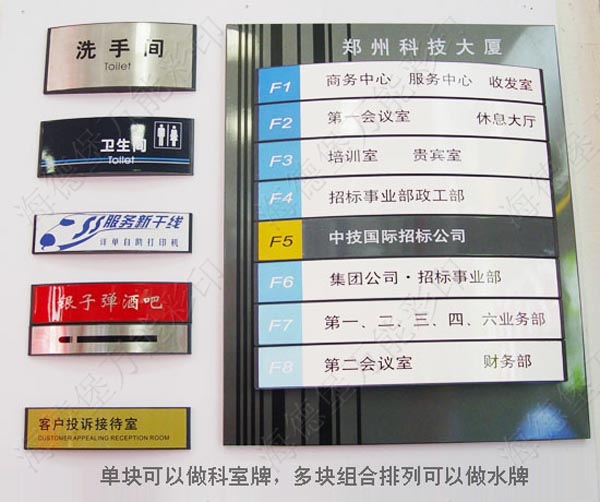 金属标牌